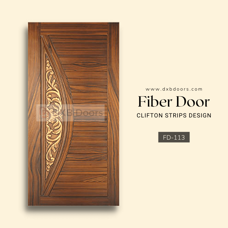 Clifton Strips Fiber Door
